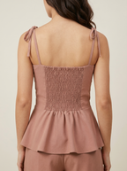 Conjunto Marina Mocha Mousse Calça