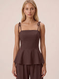 Blusa Marina Marrom