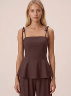 Blusa Marina Marrom