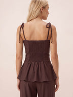 Blusa Marina Marrom