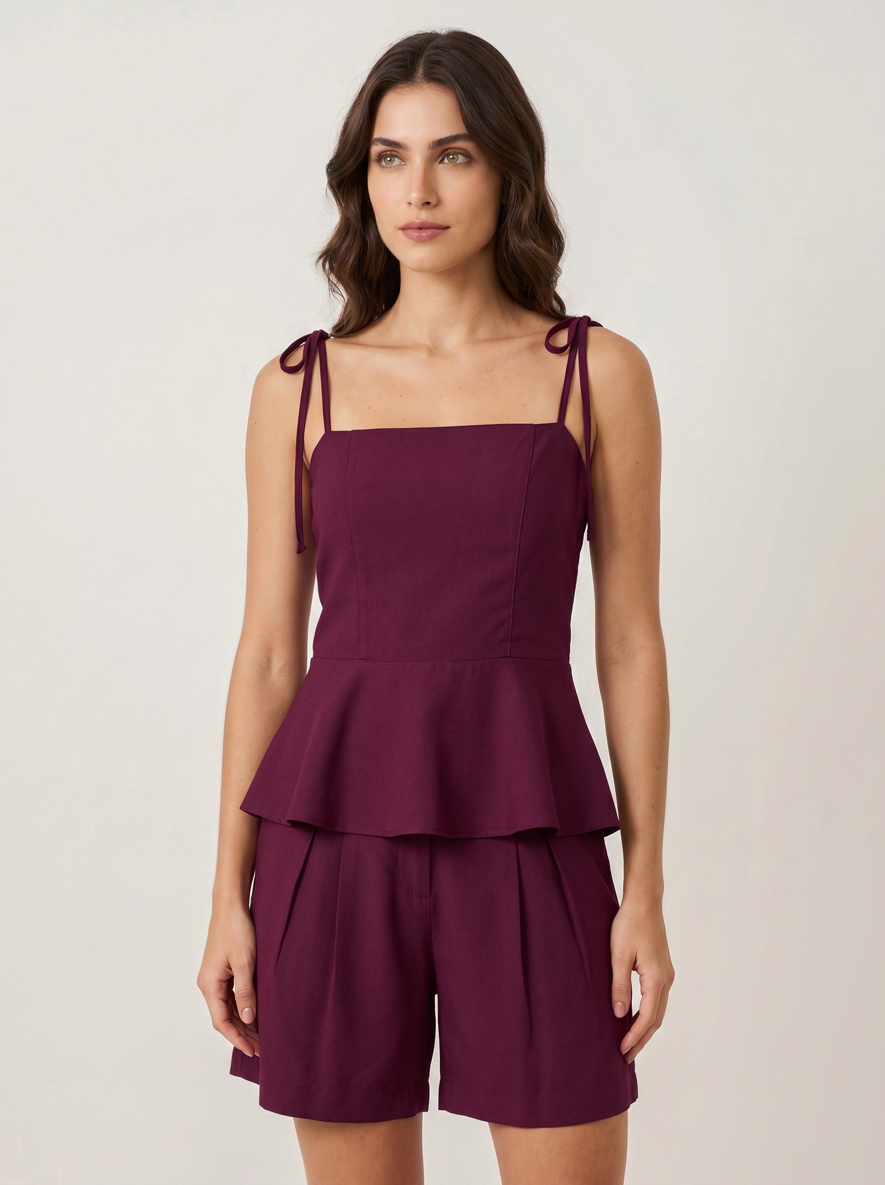 Conjunto Marina Bermuda - Malbec