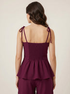 Blusa Marina Malbec