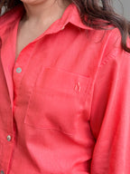 Camisa Linho Emília Melancia