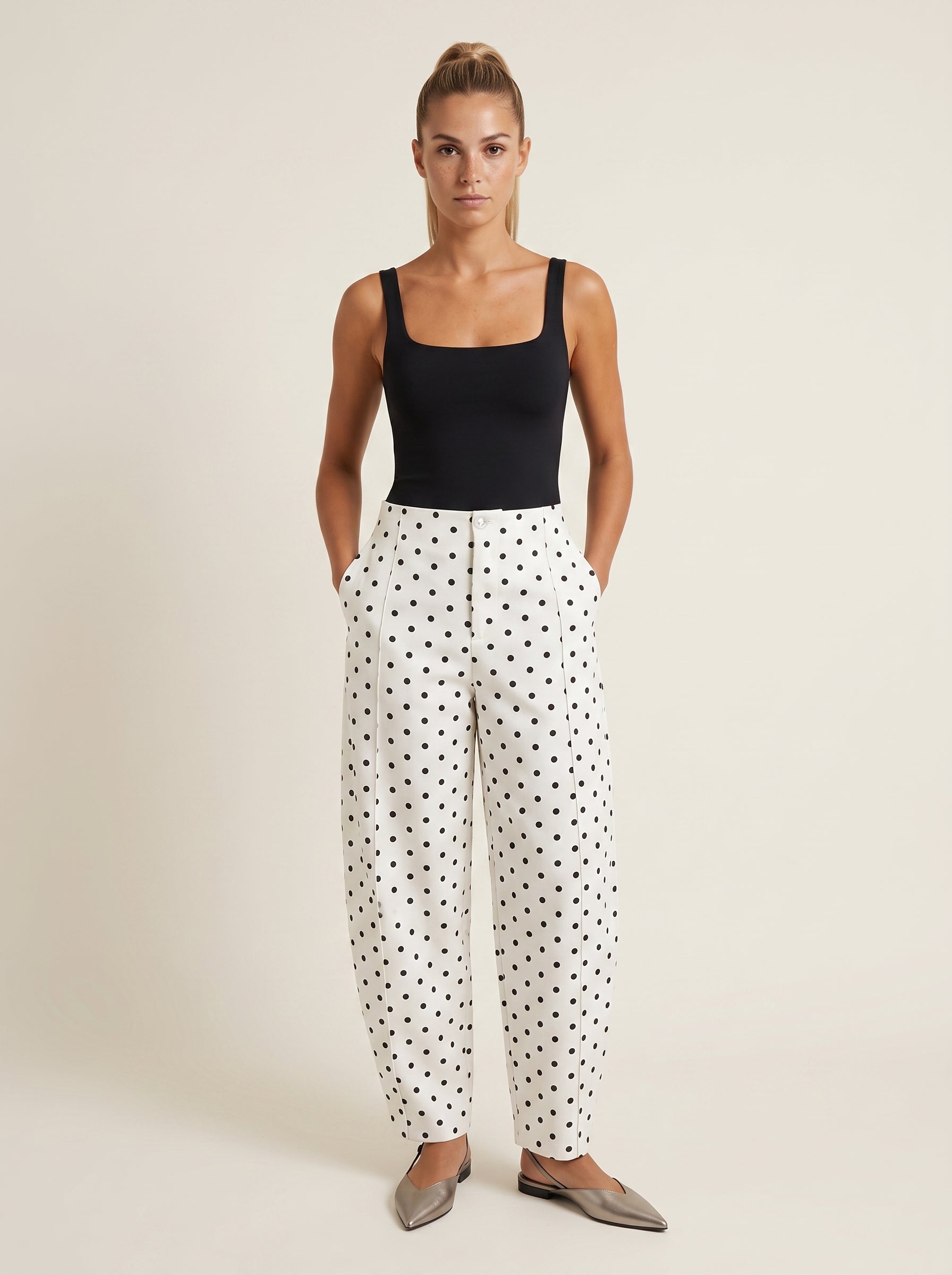 Calça Mari - Polka Dots