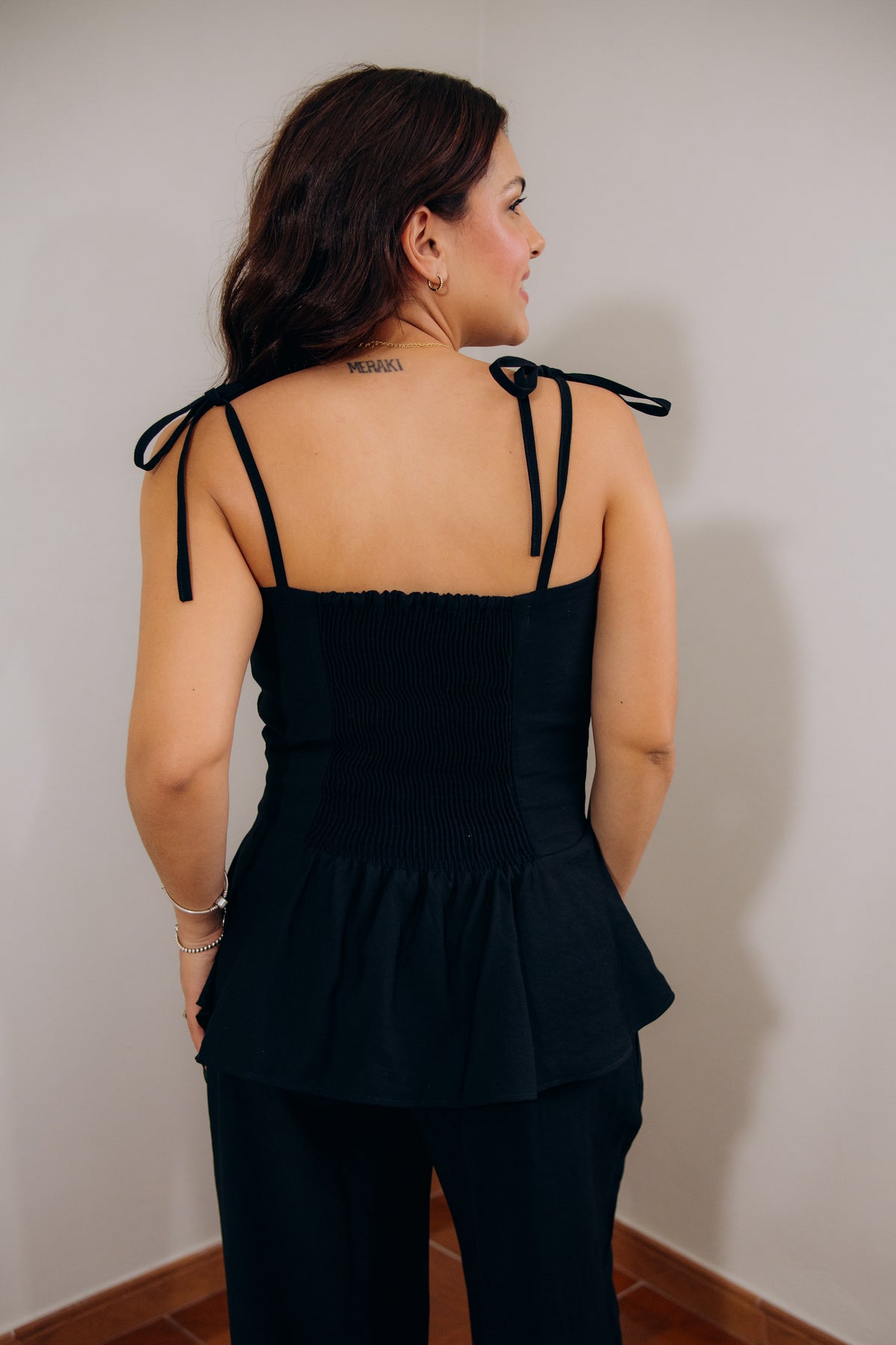 Conjunto Marina Preto Calça