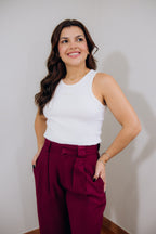 Conjunto Marina Malbec Calça
