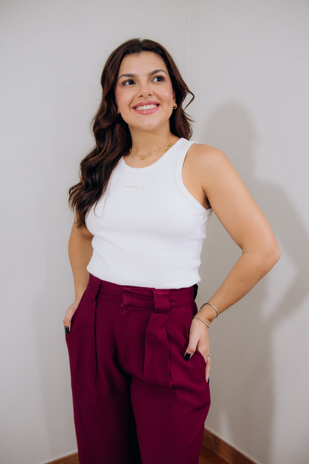 Conjunto Marina Calça - Malbec