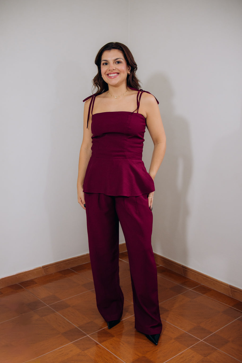 Blusa Marina Malbec