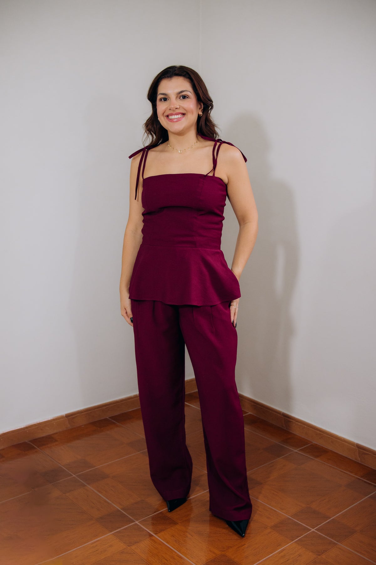 Blusa Marina Malbec