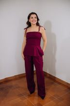 Conjunto Marina Malbec Calça