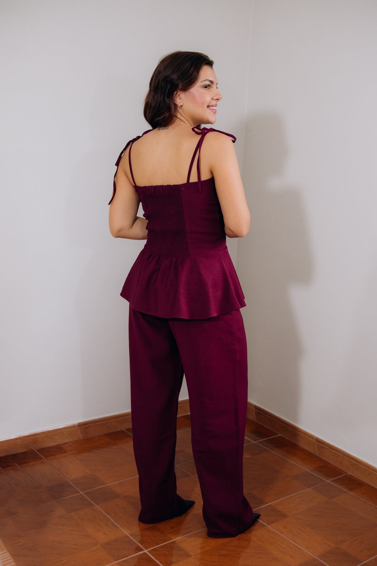 Conjunto Marina Malbec Calça