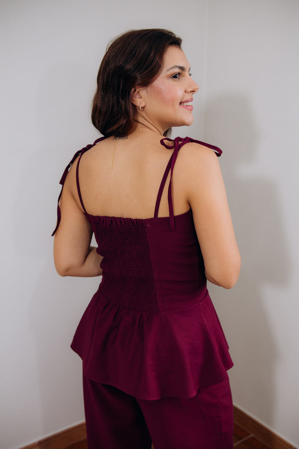 Blusa Marina Malbec
