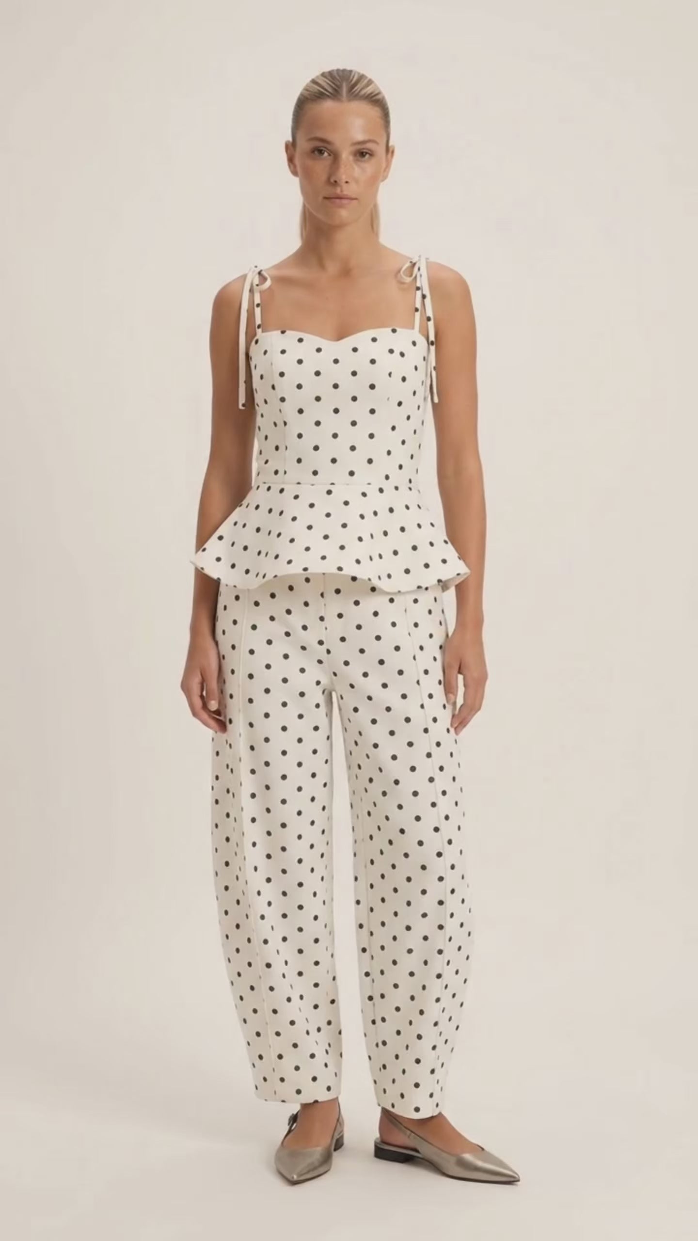 Blusa Mari - Polka Dots